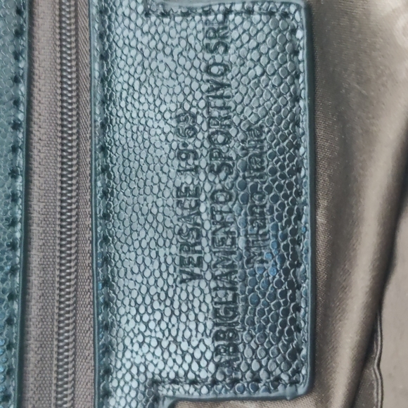 Versace 1969 Simulated Leather Pebbled Tote Bag / shoulder bag - Picture 12 of 15